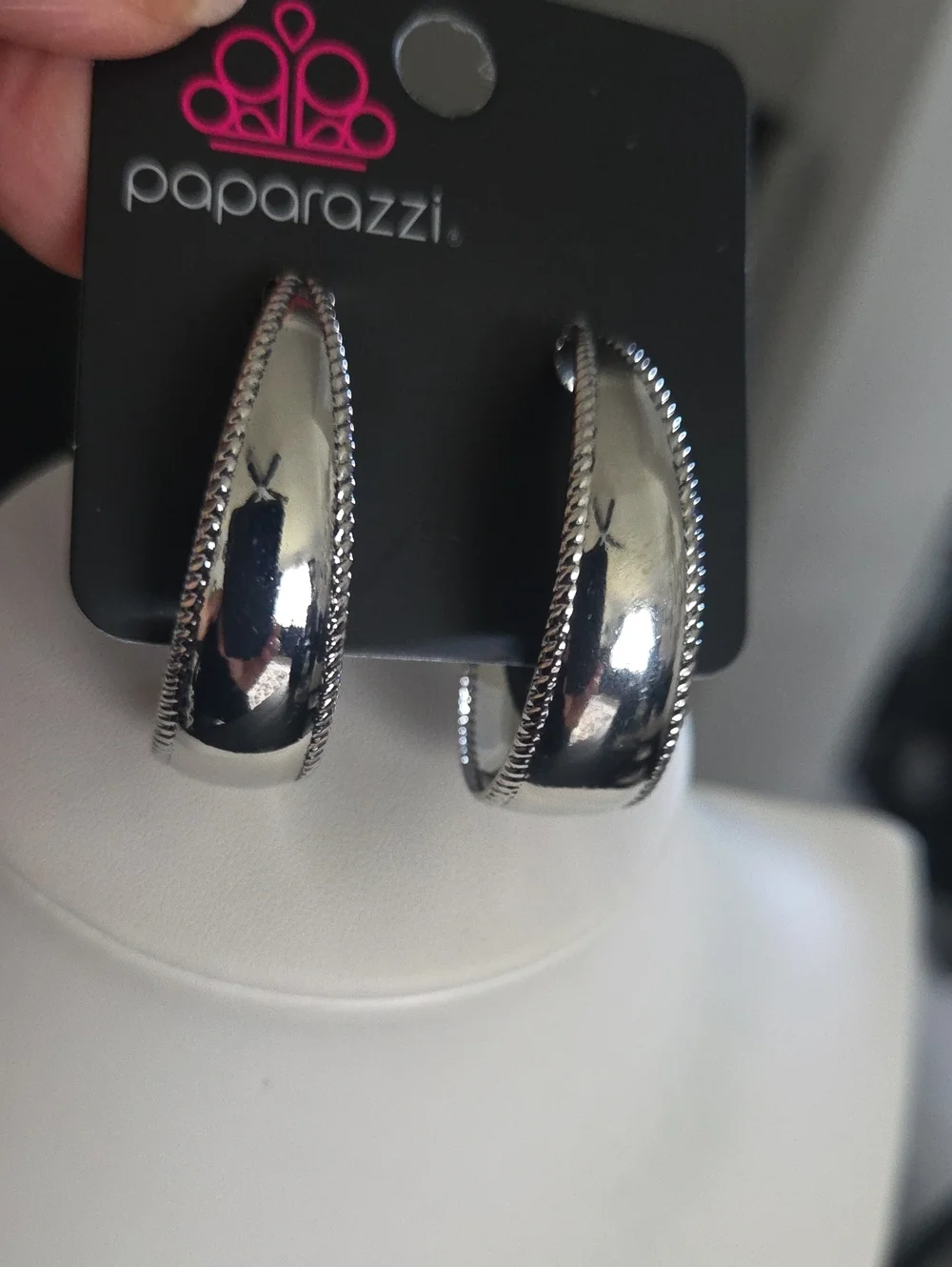 Paparazzi Dune Dynasty Silver Earrings NWT